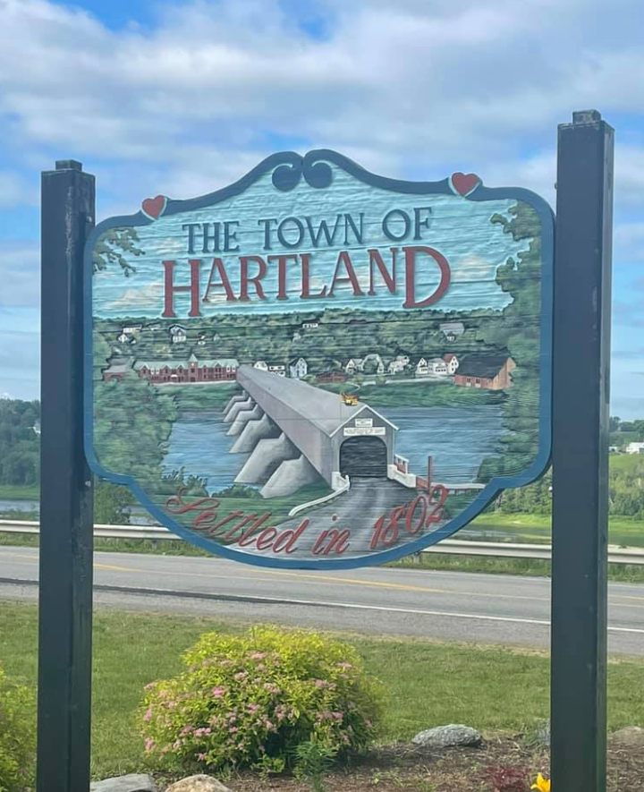 Town Welcome Sign